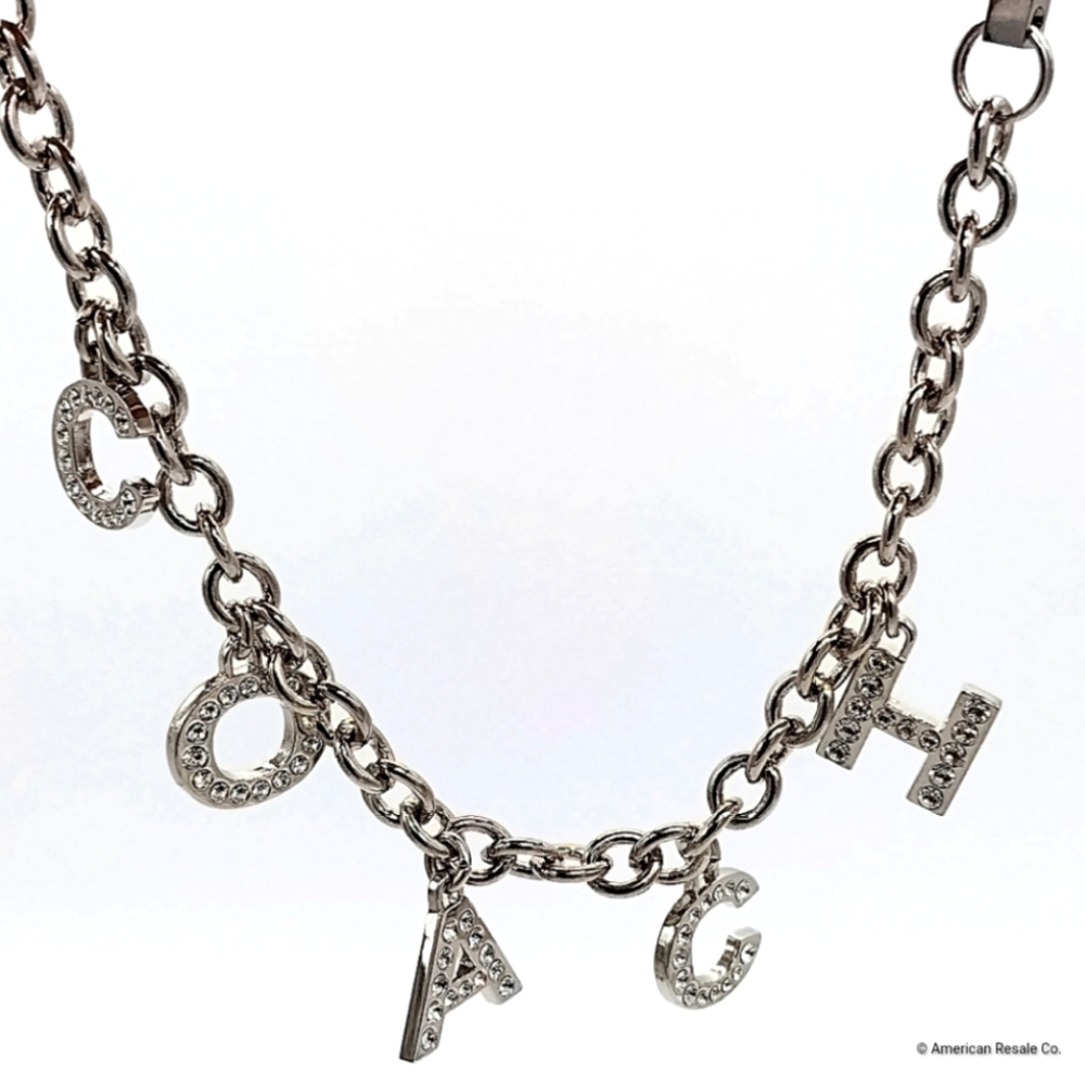 COACH Vintage Swarovski Crystal Bracelet Lanyard Purse Charm Keychain - Picture 4 of 8